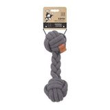 M-Pets Coto Gri Duo Ball Örgü Köpek Oyuncağı 28 Cm
