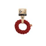 M-Pets Coto Örgü Halka Köpek Oyuncağı 18x18x5cm (Kırmızı)