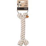 M-Pets Coto Örgü Kemik Köpek Oyuncağı Beyaz 30 Cm
