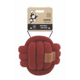 M-Pets Coto Örgü Top 15 cm Kırmızı Köpek Oyuncağı