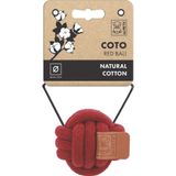 M-PETS COTO RED BALL 6,5CM ÖRGÜ TOP OYUNCAK