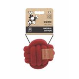 M-PETS COTO RED BALL 9,5CM ÖRGÜ TOP OYUNCAK