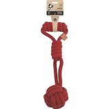 M-Pets Coto Red Tug Ball Örgü Köpek Oyuncağı 36 Cm