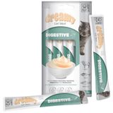 M-Pets Creamy Fonksiyonel Digestive Kuzu Etli Ton Balıklı ve Somonlu 4x15 gr Krema Kedi Ödülü