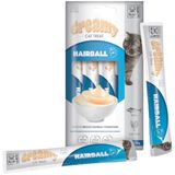 M-Pets Creamy Fonksiyonel Hairball Ton Balıklı ve Tavuklu 4x15 gr Krema Kedi Ödülü