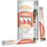 M-Pets Creamy Fonksiyonel Kitten Ton Balıklı ve Tavuklu Krema 4x15 gr Yavru Kedi Ödülü