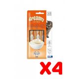 M-Pets Creamy Treats Yengeçli 4x15 gr Kedi Ödül Maması