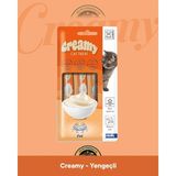 M-Pets Creamy Yengeçli Kedi Krema Ödül Maması 4X15 gr Pratik ve Lezzetli Ödül Seçeneği