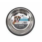 M-Pets Crock Paslanmaz Çelik 36.5x36.5x8.5 cm Köpek Mama Kabı