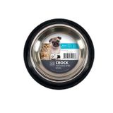 M-Pets Crock Paslanmaz Çelik 610 ml M Kedi ve Köpekler İçin Mama Kabı
