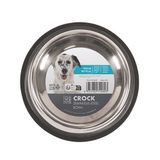 M-Pets Crock Paslanmaz Çelik Kedi ve Köpek Mama ve Su Kabı Large 25,5x5,4 Cm 910 Ml
