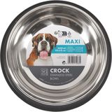 M-Pets Crock Paslanmaz Çelik Köpek Mama Kabı 36.5X36.5X8.5 cm - 5 x 8,5 cm