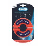 M-Pets Dental Squeaky Ring Diş Fırçalı Köpek Oyuncağı 10,6x10x3,8cm (Kırmızı)