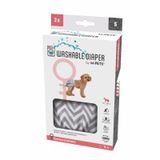 M-Pets Dişi Köpekler İçin Yıkanabilir Külot Bez 22,8-38,1cm (2'li) [S]