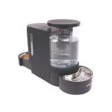 M-Pets Duplo Hazneli 6000 ml Siyah Kedi ve Köpekler İçin Mama ve Su Kabı