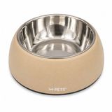 M-PETS Eco Bamboo Kedi & Köpek Mama-Su Kabı Orta Boyu