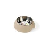 M-Pets Eco Bamboo Küçük Irk Köpek Ve Kedi Mama Ve Su Kabı Bej 600 Ml