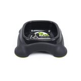 M-Pets Eco Double 1150 ml Siyah Köpekler İçin Plastik Mama ve Su Kabı