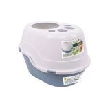 M-Pets Eco Tanta Kapalı Kedi Tuvaleti Mavi 63x49x42 Cm