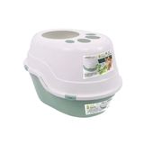 M-PETS Eco Tanta Üstten Girişli Kapalı Kedi Tuvaleti Sea Green