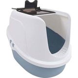 M-Pets Eco Tima Kapalı Kedi Tuvaleti Mavi 40X38x53 Cm