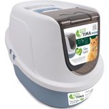 M-Pets Eco Tıma Kedi Tuvaleti (M) Ocean Blue - Antrasit