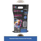 M-Pets Essential Carbonlu Yapışkanlı Çiş Pedi 60X90 cm 30'lu – Köpek Pedi - 001-Beyaz