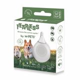 M-Pets Fearless 3.3x1.4x4.6 cm Beyaz Kedi ve Köpekler için Ultrasonik Pire Ve Kene Kovucu