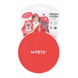M-Pets Fresh Cover Kedi ve Köpek Konserveleri için Plastik Koruma Kapağı 9cm (Kırmızı)