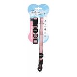 M-Pets Gentle XS Pembe Köpek Boyun Tasması ve Gezdirme Kayışı Seti