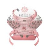 M-Pets Haute Couture Köpek Göğüs Tasması 50-110cm (Pembe) [XL]