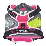 M-Pets Hiking Reflektörlü Köpek Göğüs Tasması Pembe Small 35-60 Cm