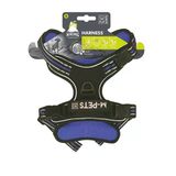 M-Pets Hiking Reflektörlü M Mavi 40-75 cm Köpek Göğüs Tasması