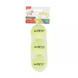 M-Pets Hop Tenis Topu 6.4 cm 3'lü Sarı Köpek Oyuncağı
