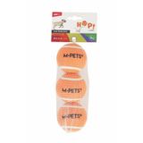 M-Pets Hop Tenis Topu 6.4 cm 3'lü Turuncu Köpek Oyuncağı