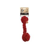 M-Pets İki Düğümlü 28x9 cm Kırmızı Köpek Diş İpi