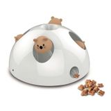 M-Pets İnteraktif Pilli Sesli 24x24x12 cm Beyaz Kedi Ödül Oyuncağı