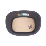 M-Pets Java Plastik Köpek Yatağı+minder (M)