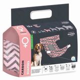 M-Pets Karbonlu Diapers Dişi Köpekler İçin Külot (M) 15’li