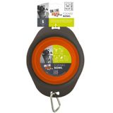M-Pets Katlanır Silikon 420 ml Turuncu Kedi ve Köpekler İçin Mama ve Su Kabı