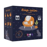 M-Pets Keep Calm Sakinleştici Kedi Tasması 4'lü Mix Color