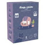M-Pets Keep Calm Sakinleştici Kedi Tasması Gri
