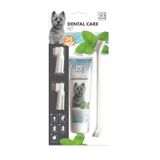 M Pets Köpekler Için Naneli Diş Macunu Fırça Seti