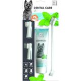 M-Pets Köpekler Için Naneli Diş Macunu+Fırça Seti - Çok Renkli