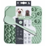M-Pets Lecca 20.8x20.8 M Yeşil Kedi ve Köpekler İçin Kaşıklı Yavaş Beslenme Ödül Matı