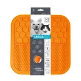 M-Pets Lecca 30x30 cm L Turuncu Kedi ve Köpekler İçin Yavaş Beslenme Ödül Matı