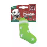 M-PETS M-PETS CHRISTMAS GREEN STOCKING KÖPEK OYUNCAĞI 13CM