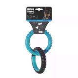 M-PETS M-PETS RING KING KÖPEK OYUNCAĞI DOUBLE BLUE/BLACK