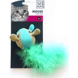 M-Pets Mouse Kedi Oyuncağı Tüylü Fare 17x7x4 Cm
