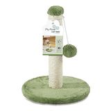 M-Pets My First Kedi Tırmalama Tahtası Ponponlu Yeşil